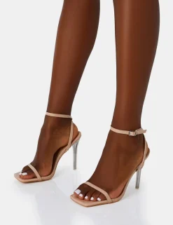 Best Mary Patent Barely There Perspex Stiletto Heels Barely There Heels | Perspex Heels