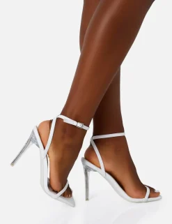 Shop Mary Patent Barely There Perspex Stiletto Heels Barely There Heels | Perspex Heels