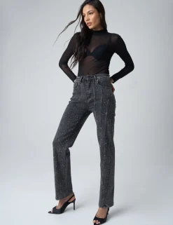 Online Mesh Long Sleeve Bodysuit Bodysuits | Tops
