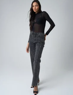Online Mesh Long Sleeve Bodysuit Bodysuits | Tops