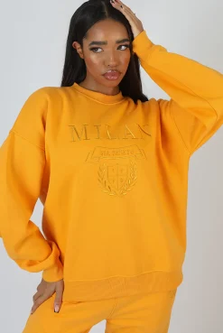Discount Milan Tonal Embroidered Sweatshirts Mango Sweatshirt & Hoodies | Hoodies & Sweatshirts