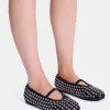 Fashion Mina Embellished Ballet Flat Pumps Flats