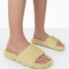 Flash Sale Namaste Fluffy Faux Fur Slippers Flats