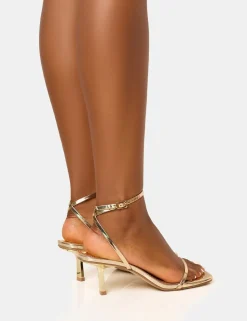 Flash Sale Natalya Barely There Square Toe Stiletto Mid Heels Back In Stock | Barely There Heels