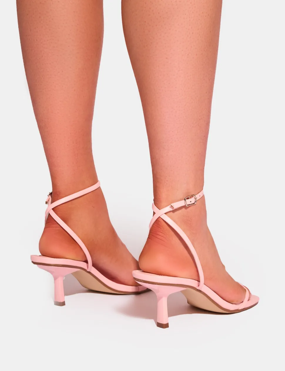 Discount Natalya Barely There Mid Heels Barely There Heels | Pink Heels