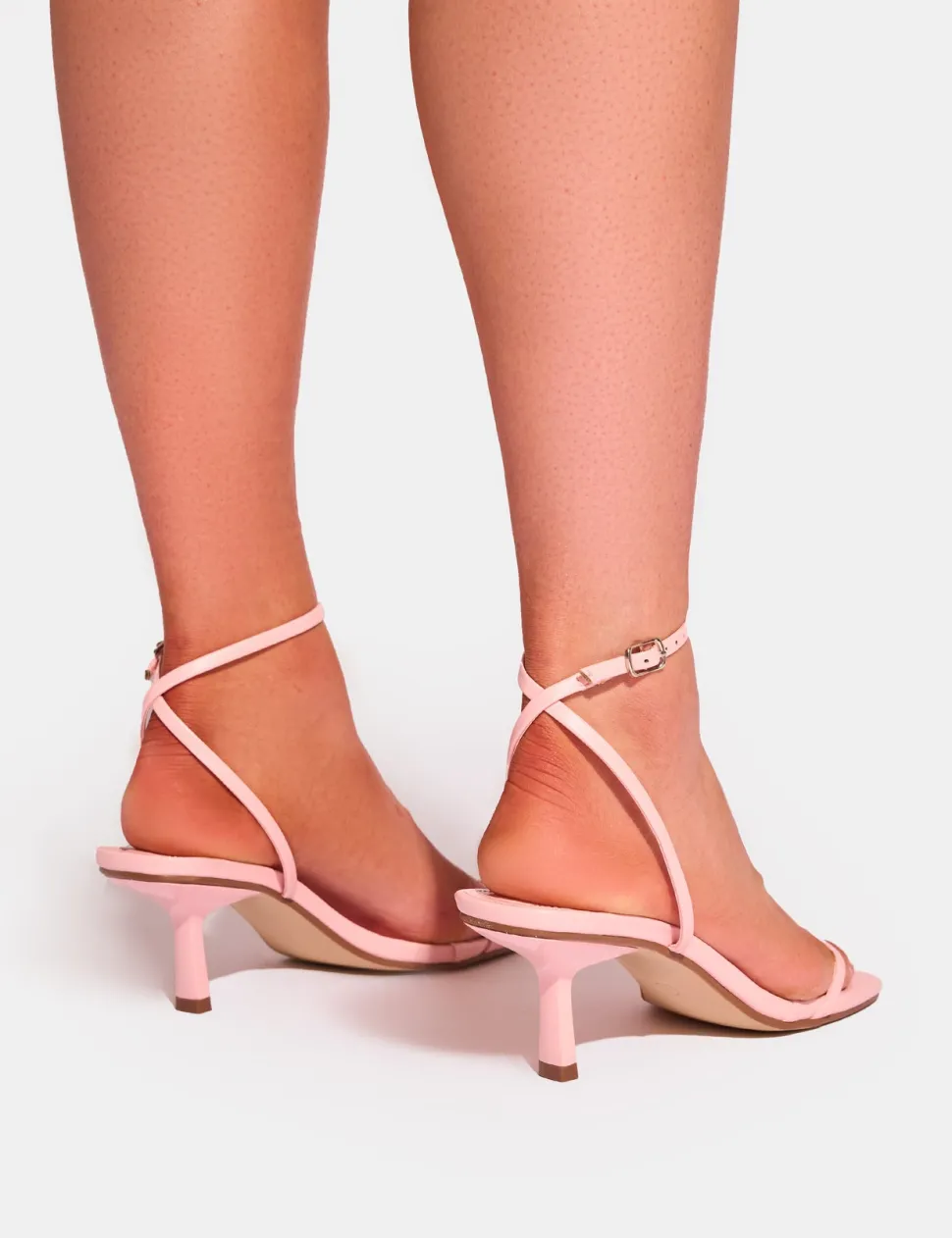 Discount Natalya Barely There Mid Heels Barely There Heels | Pink Heels