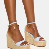 New Naya Seashells Anklet Jute Espadrilles Wedge Wedges | Platform Heels
