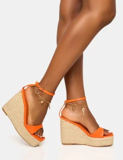 Cheap Naya Seashells Anklet Jute Espadrilles Wedge Wedges | Platform Heels