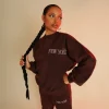 Cheap New York Oversized Sweatshirt Chocolate Sculpt & Leisure | Kaiia The Label