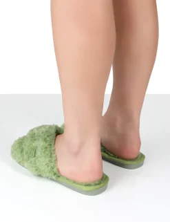 Online Nightcap Cross Strap Slippers Flats