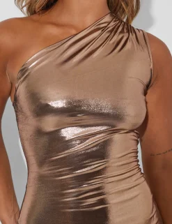 Flash Sale One Shoulder Mini Dress in Dresses