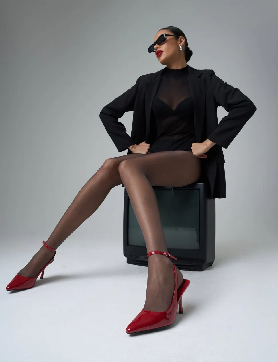 Discount Oversized Asymmetric Back Blazer Outerwear & Jackets