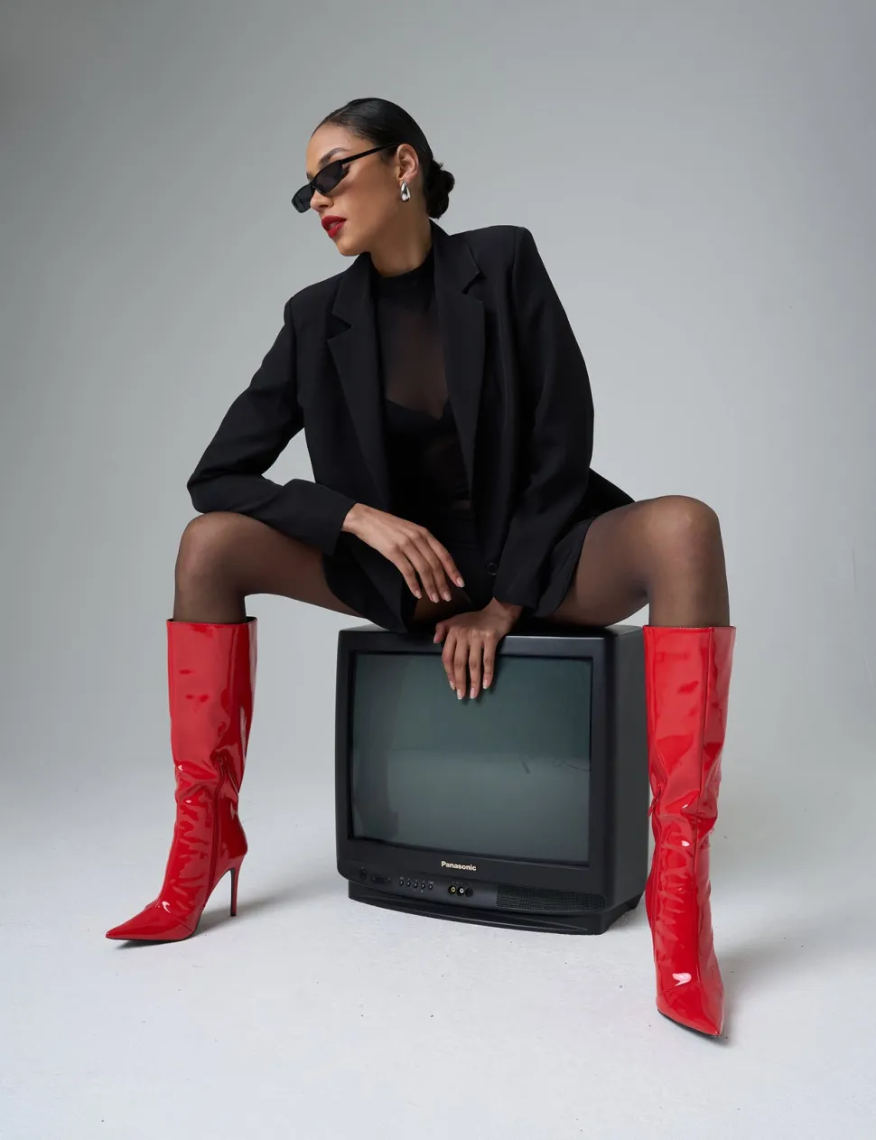 Discount Oversized Asymmetric Back Blazer Outerwear & Jackets
