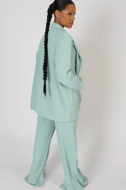 Fashion Oversized Dad Blazer Peppermint Sculpt & Leisure | Kaiia The Label