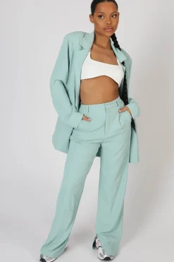 Fashion Oversized Dad Blazer Peppermint Sculpt & Leisure | Kaiia The Label