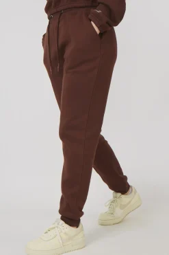 Best Sale Oversized Fit Seam Front 90S Joggers Chocolate Sculpt & Leisure | Kaiia The Label
