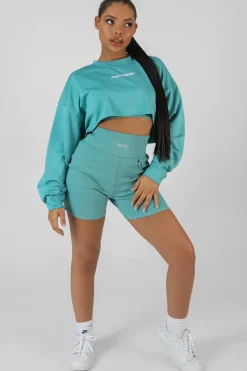 Store Oversized Super Cropped Kaiia Sport Sweatshirt Sweatshirt & Hoodies | Hoodies & Sweatshirts