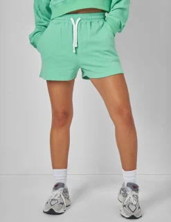 Cheap Relaxed Contrast Drawcord Sweat Shorts Sculpt & Leisure | Kaiia The Label