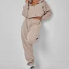Hot Relaxed Fit Cuffed Jogger Stone Back In Stock | Sculpt & Leisure
