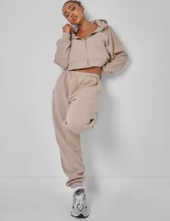 Hot Relaxed Fit Cuffed Jogger Stone Back In Stock | Sculpt & Leisure