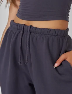 Store Relaxed Fit Cuffed Jogger Dark Grey Back In Stock | Sculpt & Leisure