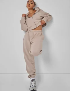Hot Relaxed Fit Cuffed Jogger Stone Back In Stock | Sculpt & Leisure