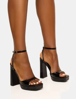 Discount Resist Peep Toe Barely There Platform Heels Barely There Heels | Platform Heels