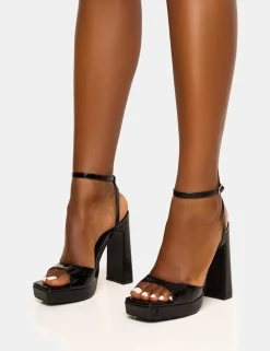Discount Resist Peep Toe Barely There Platform Heels Barely There Heels | Platform Heels