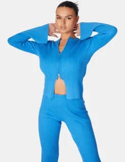 Clearance Ribbed Knitted Trousers Sculpt & Leisure | Kaiia The Label