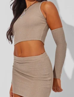 Online Ribbed Mini Skirt Co Ord Co-ords | Skirts