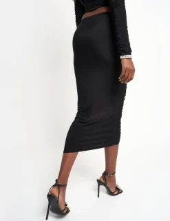 New Ruched Maxi Skirt Co Ord Sculpt & Leisure | Kaiia The Label