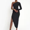Flash Sale Ruched One Shoulder Maxi Dress Sculpt & Leisure | Kaiia The Label