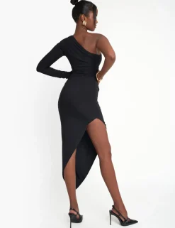 Flash Sale Ruched One Shoulder Maxi Dress Sculpt & Leisure | Kaiia The Label