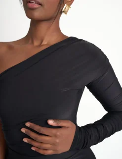 Flash Sale Ruched One Shoulder Maxi Dress Sculpt & Leisure | Kaiia The Label
