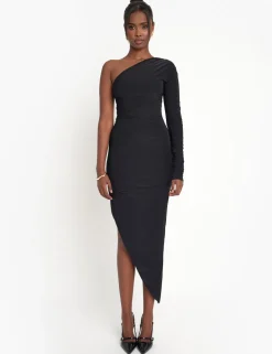 Flash Sale Ruched One Shoulder Maxi Dress Sculpt & Leisure | Kaiia The Label
