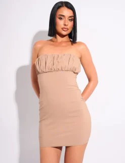 Flash Sale Ruffle Bandeau Mini Dress Dresses