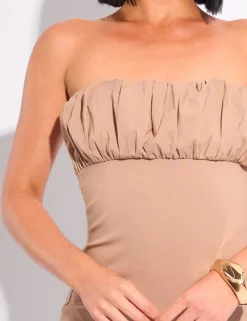 Flash Sale Ruffle Bandeau Mini Dress Dresses
