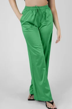 Fashion Satin Wide Leg Trousers Sculpt & Leisure | Kaiia The Label