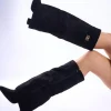New Say Yes Faux Suede Padlock Fold Over Knee High Boots Knee High Boots | Long Boots