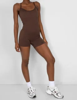 Flash Sale Seamless Unitard Playsuit Jumpsuits & Playsuits