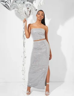Shop Sequin Maxi Skirt Sculpt & Leisure | Kaiia The Label
