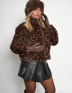 Flash Sale Short Faux Fur Jacket Outerwear & Jackets