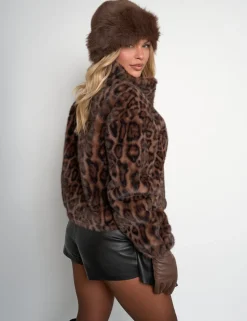 Flash Sale Short Faux Fur Jacket Outerwear & Jackets