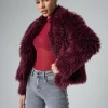 Cheap Short Shaggy Fur Jacket Outerwear & Jackets