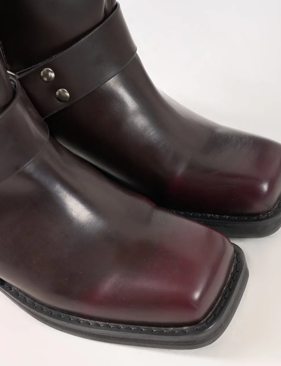 Fashion Sirius Vintage Buckle Knee Hight Flat Boots Flats | Flat Boots