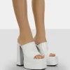 Cheap Sky High Croc Chunky Platform High Heeled Mules Mules | Block Heels