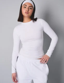 Cheap Slim Fit T-shirt With Long Sleeves Sculpt & Leisure | Kaiia The Label