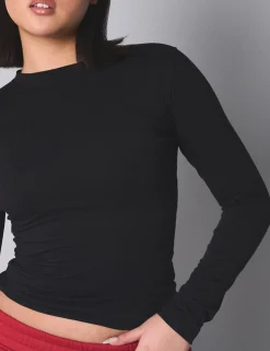 Hot Slim Fit T-shirt With Long Sleeves Sculpt & Leisure | Kaiia The Label