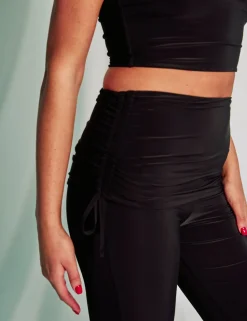 Store Slinky Foldover Ruched Capri Leggings Joggers & Leggings | Joggers & Leggings