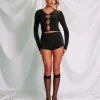 Clearance Slinky Micro Short Co-ords